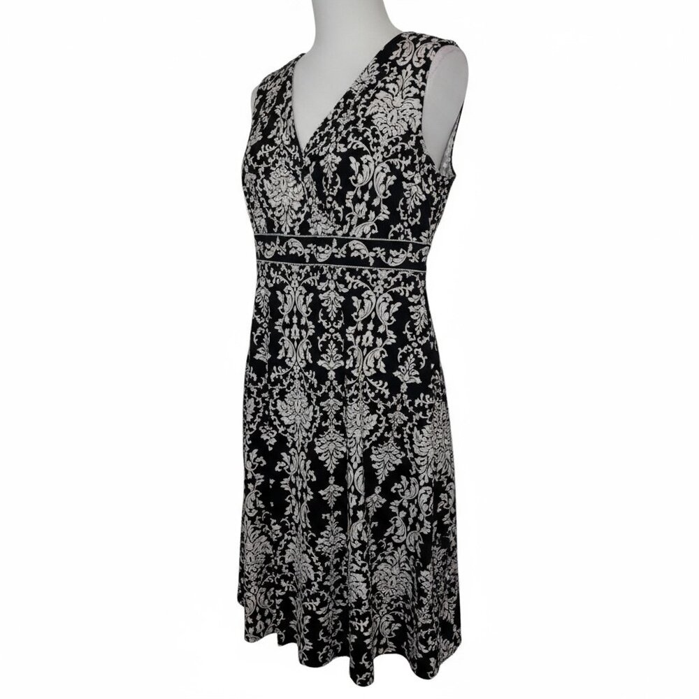 Cotton Spandex Blend Sleeveless Dress